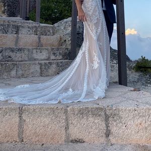 Lillian West wedding gown